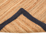 White Beige Jute Braided Runner Rugfor Living Room – 3 x 5 handmade by LoomifyHome
