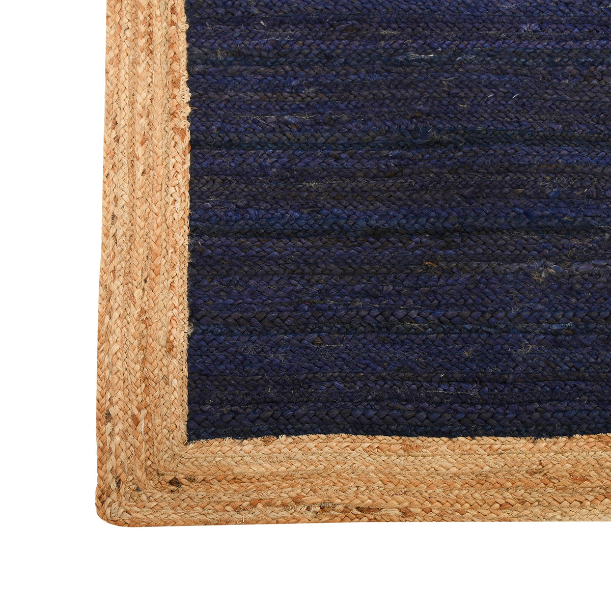 White Beige Jute Braided Runner Rugfor Living Room – 60 x 84 handmade by LoomifyHome