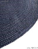 Blue Multicolor Jute Braided Oval Rugfor Living Room – Living Room Ready handmade by LoomifyHome