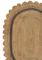 Multicolor Jute Braided Doormatfor Living Room – 2 x 3 handmade by LoomifyHome
