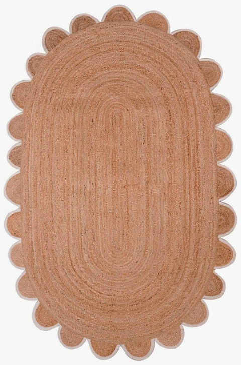 Multicolor Jute Braided Doormatfor Living Room – 24 x 36 handmade by LoomifyHome
