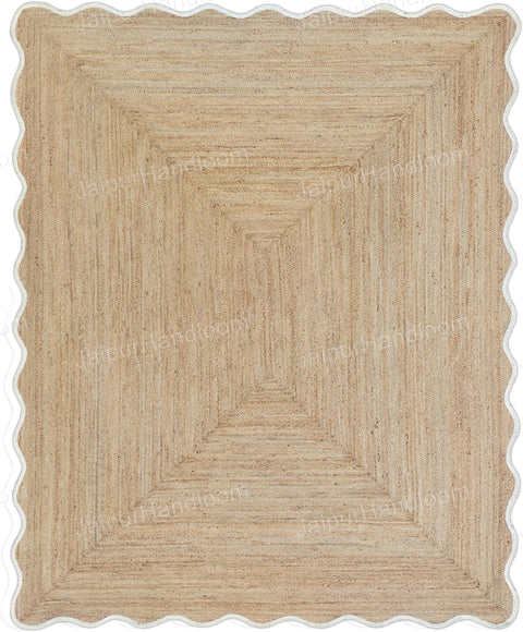 Beige Jute Braided Runner Rugfor Living Room – 3x20 handmade by LoomifyHome