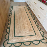 Beige Jute Braided Runner Rugfor Living Room – 48 x 72 handmade by LoomifyHome
