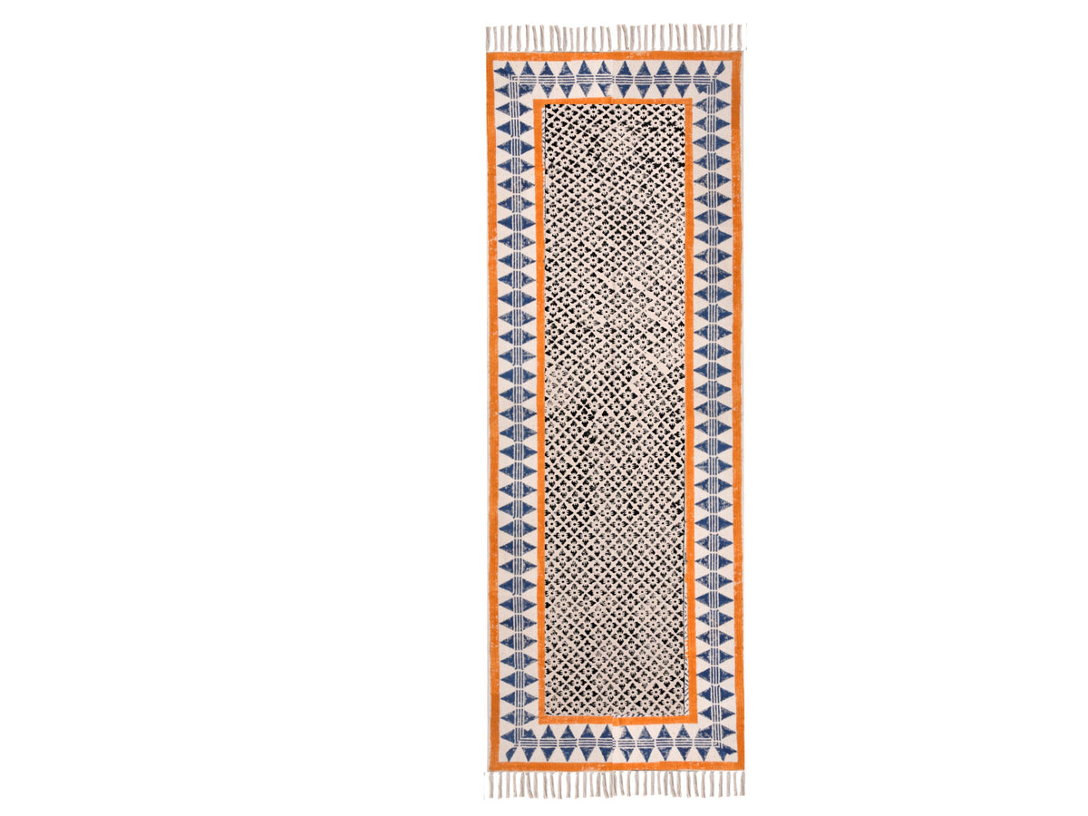 Bordered Boho Stairs Runner Rug Stair Treads Traploper  Stair Carpet treppenteppich Cotton Rug for Bedside, Entryway,