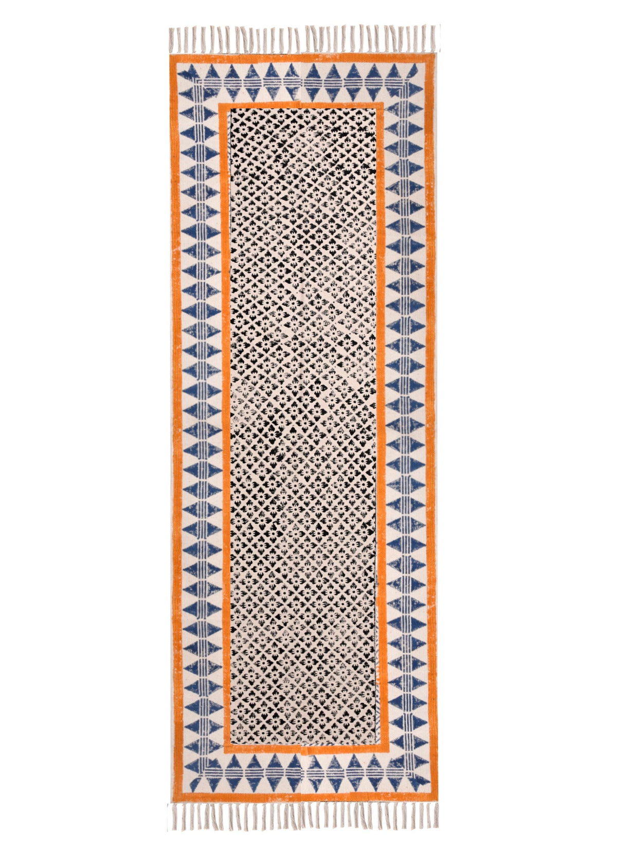 Bordered Boho Stairs Runner Rug Stair Treads Traploper  Stair Carpet treppenteppich Cotton Rug for Bedside, Entryway,