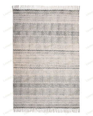 Washable Rugs, Extra Large Rug for Living Room/Bedroom/Dining Room, Washable Cotton Rug, Machine Washable Rug, Woven Kitchen Carpet