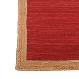White Beige Jute Braided Runner Rugfor Living Room – 5 x 7 handmade by LoomifyHome
