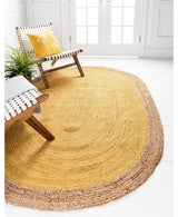 Blue Multicolor Jute Braided Runner Rugfor Living Room – Living Room Ready handmade by LoomifyHome