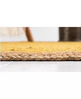 Blue Multicolor Jute Braided Runner Rugfor Living Room – Living Room Ready handmade by LoomifyHome