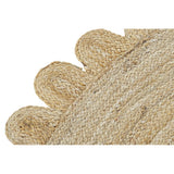 Beige Blue Jute Braided Round Rugfor Living Room – Artisan Style 2 handmade by LoomifyHome