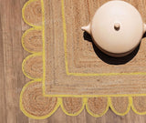 Beige Jute Braided Doormatfor Living Room – 2x3 handmade by LoomifyHome