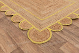 Beige Jute Braided Doormatfor Living Room – 2x3 handmade by LoomifyHome