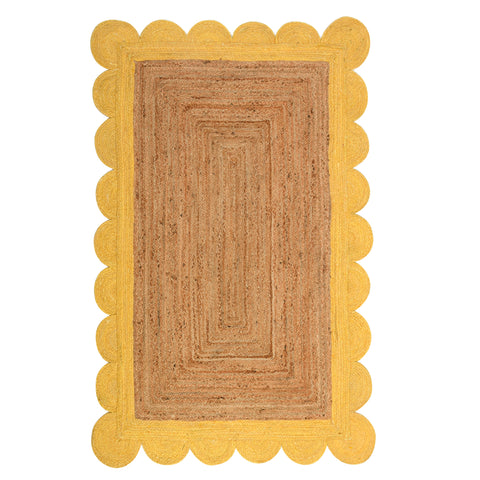 Beige Jute Braided Runner Rugfor Living Room handmade by LoomifyHome