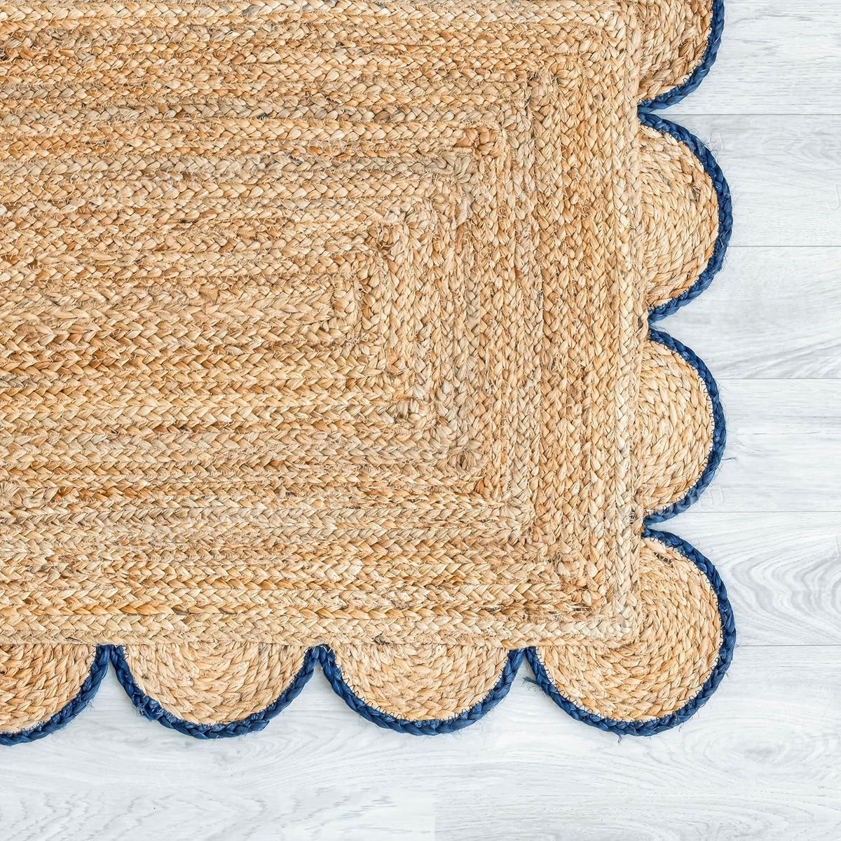 Beige Jute Braided Runner Rugfor Living Room – 5x8 handmade by LoomifyHome