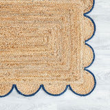 Beige Jute Braided Runner Rugfor Living Room – 5x8 handmade by LoomifyHome