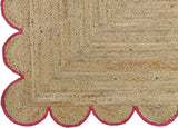 Beige Jute Braided Runner Rugfor Living Room – 5x14 handmade by LoomifyHome