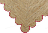 Beige Jute Braided Runner Rugfor Living Room – 5x14 handmade by LoomifyHome