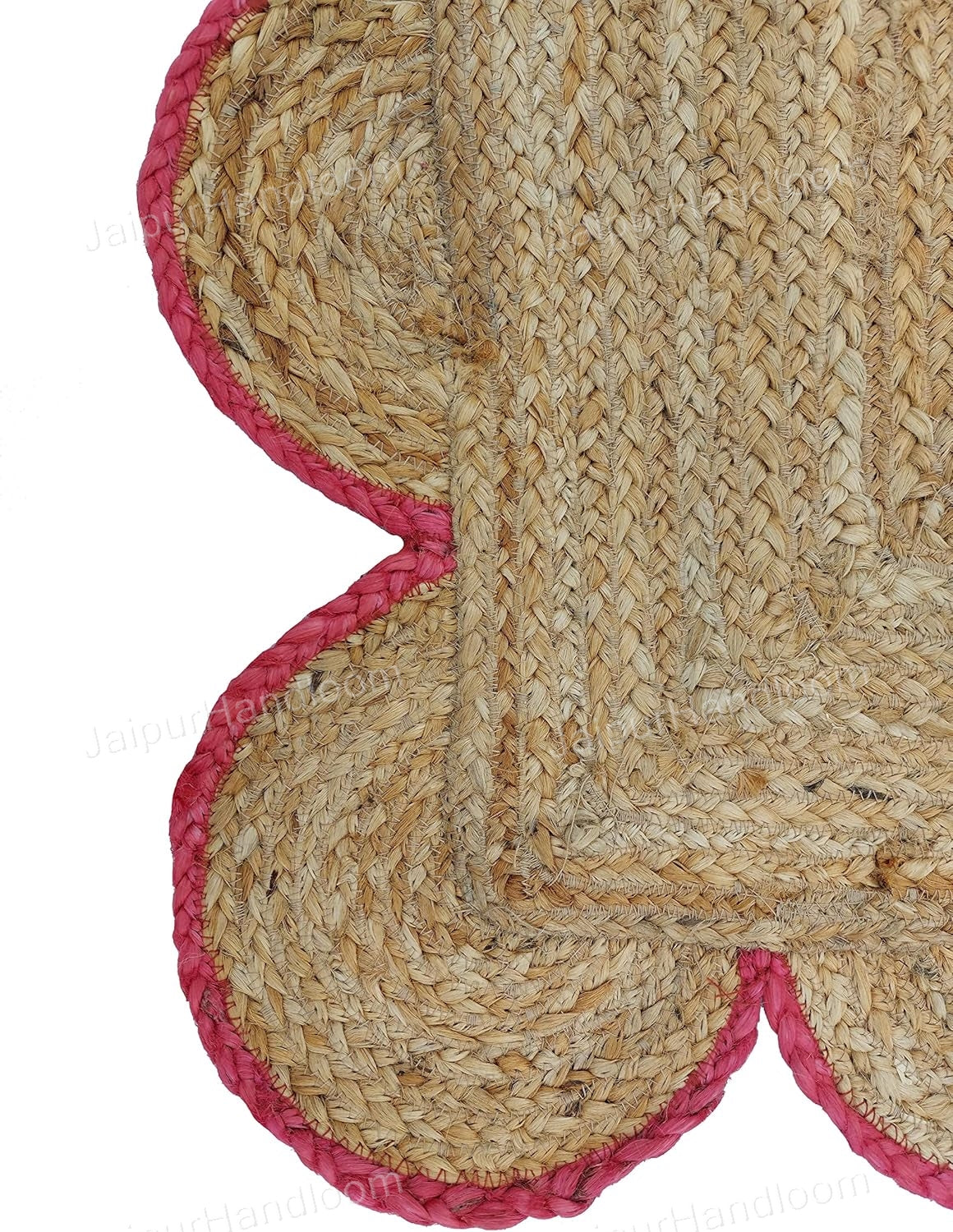 Beige Jute Braided Runner Rugfor Living Room – 5x14 handmade by LoomifyHome