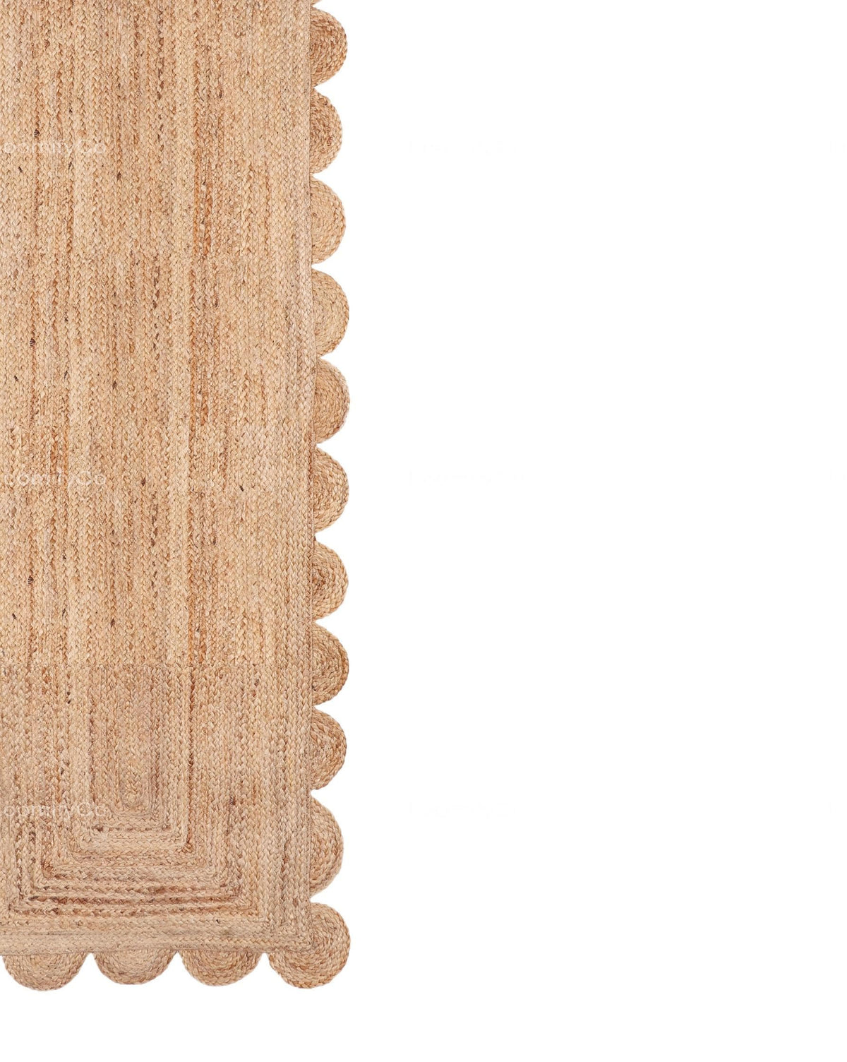Scalloped Runner Rug, Jute Scallop Rug, Jute Runner Rug, Scalloped Jute Rug, Natural Jute Rug Hallway Runner Rug entry