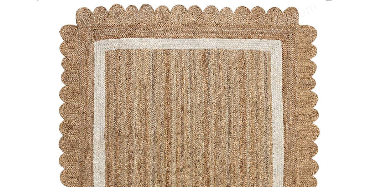Beige Jute Braided Runner Rugfor Living Room – Coastal handmade by LoomifyHome