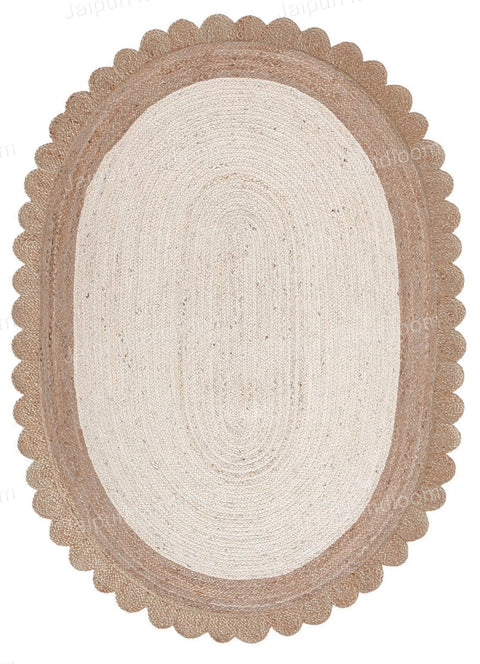 Multicolor Jute Braided Oval Rugfor Living Room – 5 x 7 handmade by LoomifyHome