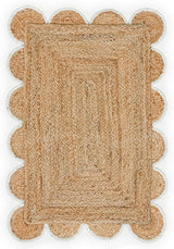 Beige Jute Braided Doormatfor Living Room – 12x15 handmade by LoomifyHome
