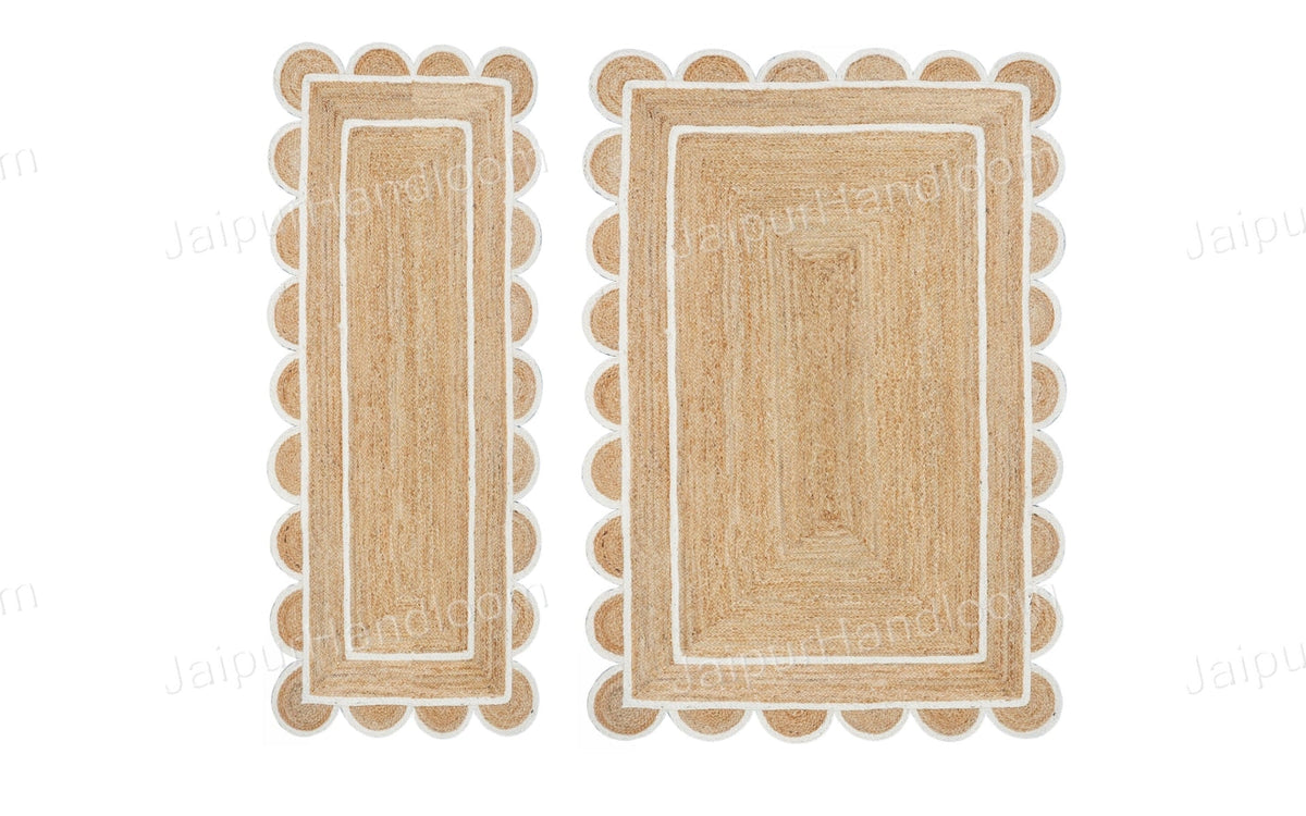 Beige Jute Braided Doormatfor Living Room – 24 x 36 handmade by LoomifyHome