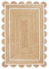 Beige Jute Braided Doormatfor Living Room – 24 x 36 handmade by LoomifyHome