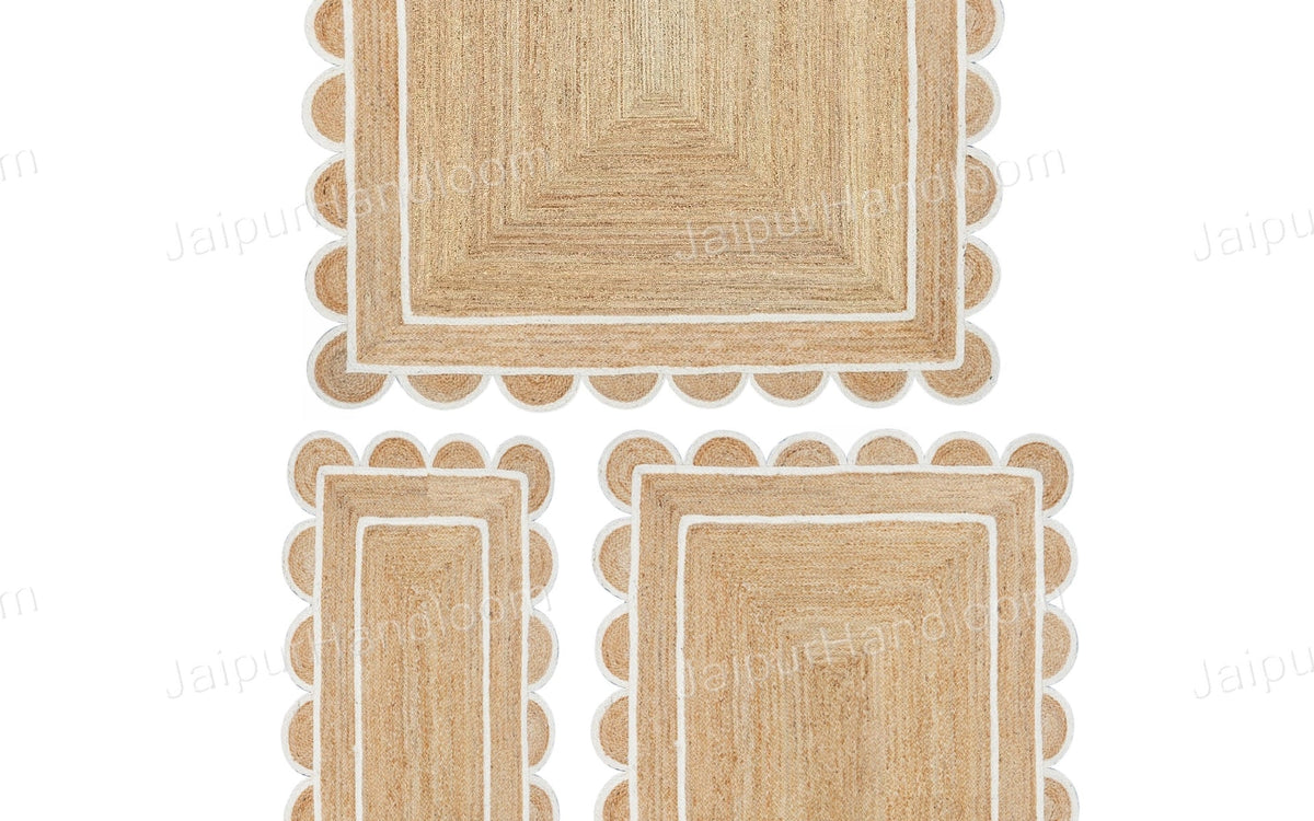 Beige Jute Braided Doormatfor Living Room – 24 x 36 handmade by LoomifyHome