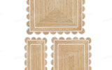 Beige Jute Braided Doormatfor Living Room – 24 x 36 handmade by LoomifyHome