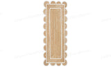 Beige Jute Braided Doormatfor Living Room – 24 x 36 handmade by LoomifyHome