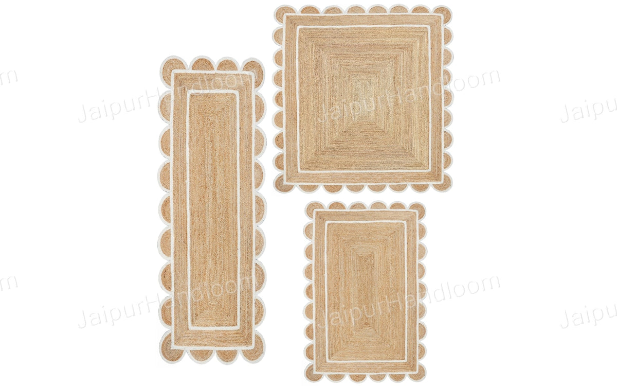 Beige Jute Braided Doormatfor Living Room – 24 x 36 handmade by LoomifyHome