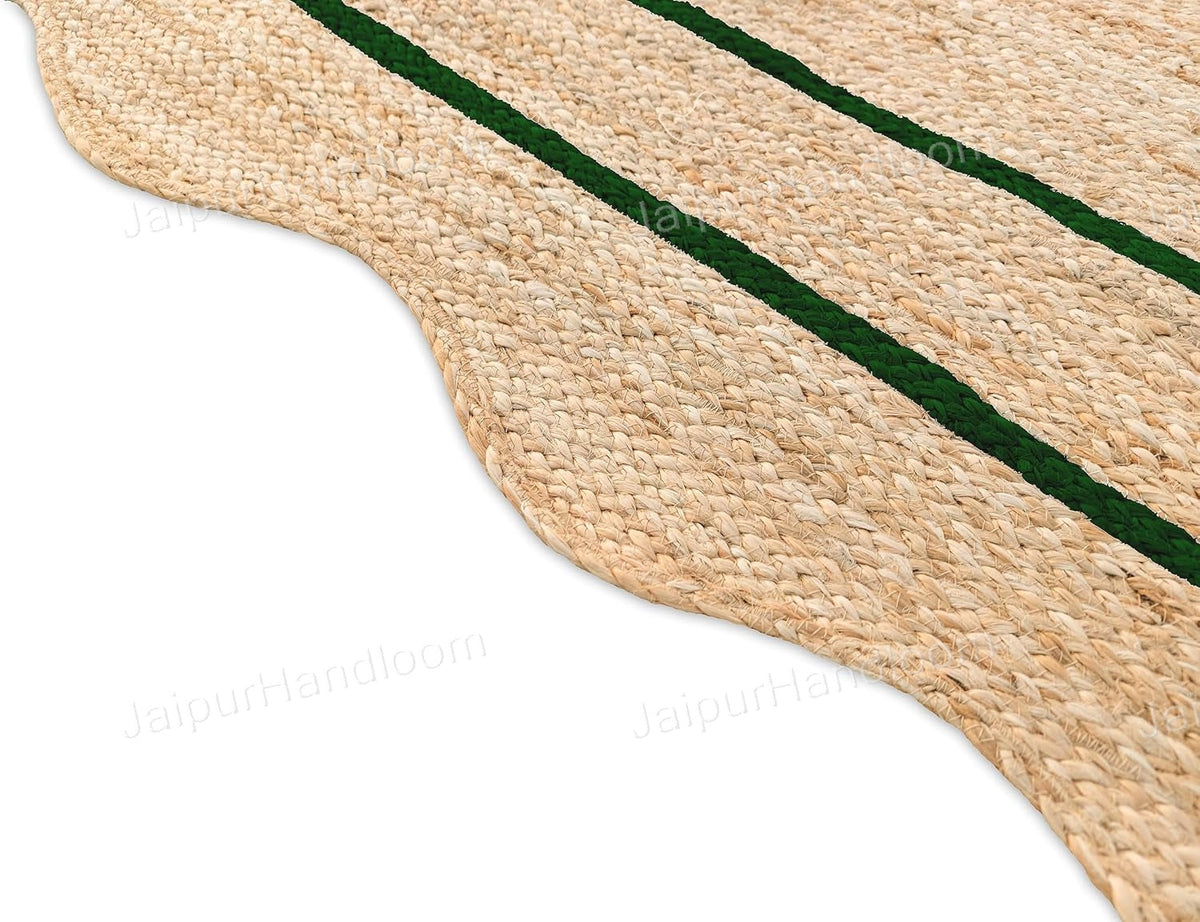 Beige Jute Braided Runner Rugfor Living Room – 2x10 handmade by LoomifyHome