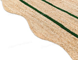 Beige Jute Braided Runner Rugfor Living Room – 2x10 handmade by LoomifyHome