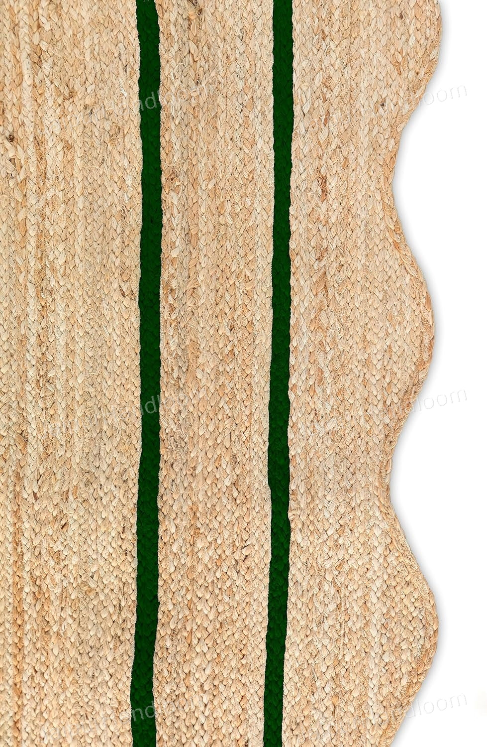Beige Jute Braided Runner Rugfor Living Room – 2x10 handmade by LoomifyHome