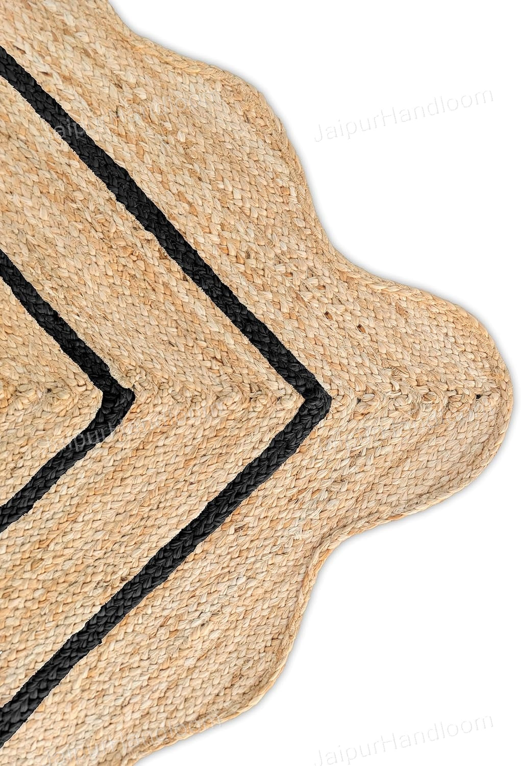 Beige Jute Braided Runner Rugfor Living Room – 5x18 handmade by LoomifyHome