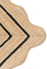 Beige Jute Braided Runner Rugfor Living Room – 5x18 handmade by LoomifyHome