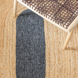 Multicolor Jute Braided Oval Rugfor Living Room – Coastal handmade by LoomifyHome