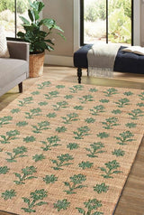 White Beige Jute Braided Runner Rugfor Living Room – 6 x 9 handmade by LoomifyHome