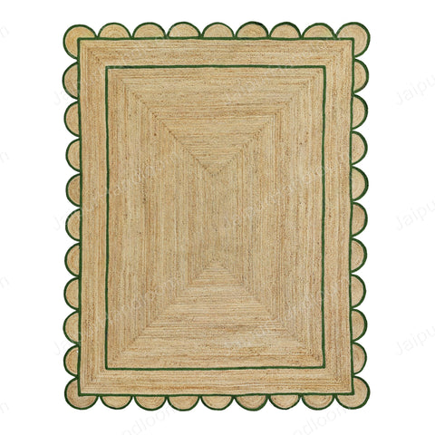 Beige Jute Braided Runner Rugfor Living Room – Bohemian handmade by LoomifyHome