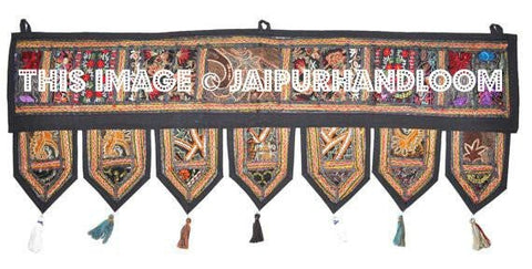 Vintage Indian Temple Door Frame Valance