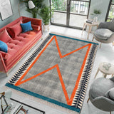 Washable Cotton Rug, Woven Cotton Carpet, Indoor Outdoor Rugs, Customized Area Rug, Hand Block Print Rug, Washable Area Rug,