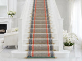 Non slip Washable Cotton Stairs runner Stair Treads Rug Cotton Runner Rug Carpet Hallway Rug Machine Washable Extra Long