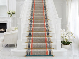 Non slip Washable Cotton Stairs runner Stair Treads Rug Cotton Runner Rug Carpet Hallway Rug Machine Washable Extra Long