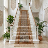 Cotton Very Long Hallway Runner Stair Runner Extra Long Runner Rug Oversize Farmhouse Entryway Rug, Kitchen Rug  Non-Skid