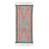 Organic Natural Cotton Yoga Woven Mats for Women and Men, breathable Anti Skid backing, Light Weight, Machine Washable, Non