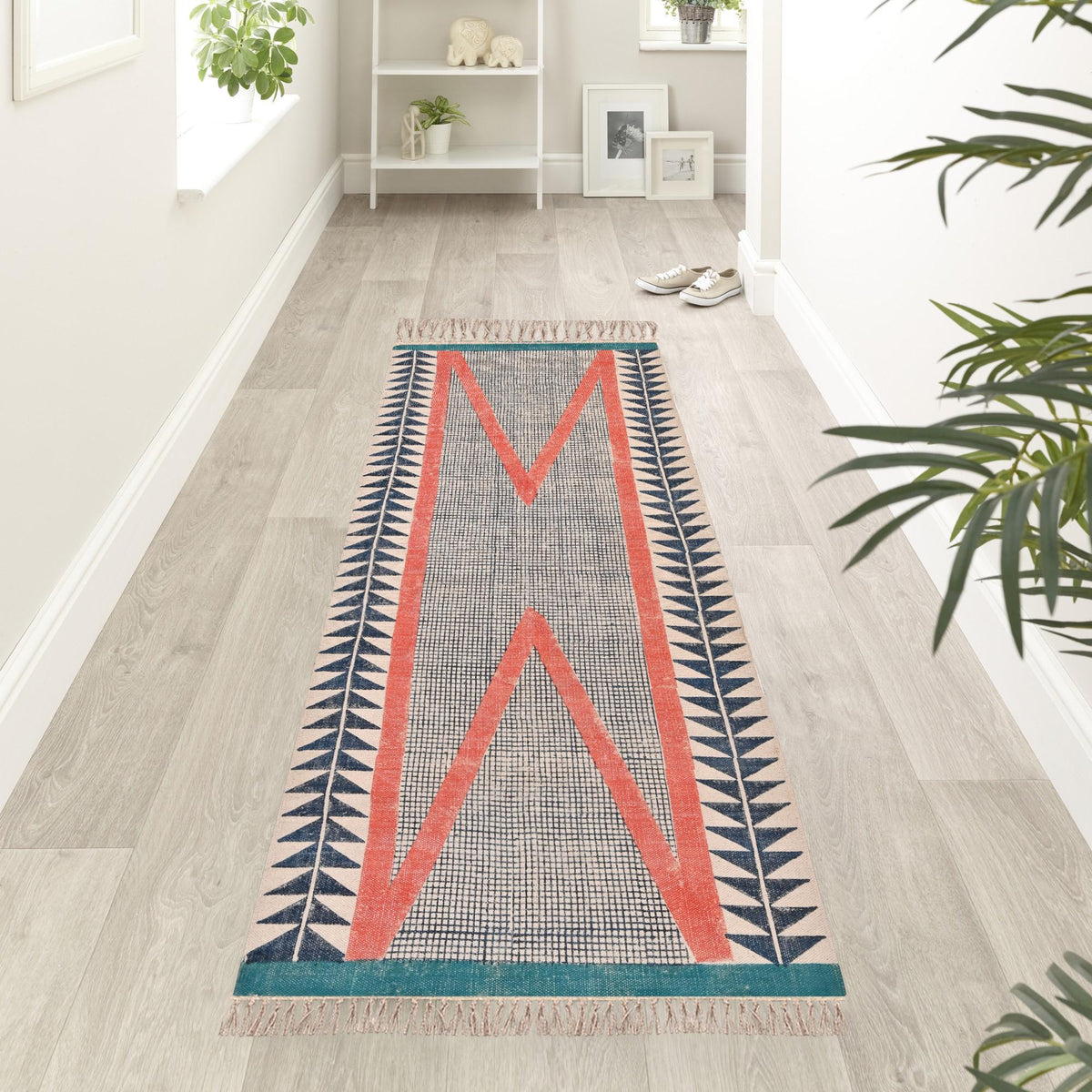 Organic Natural Cotton Yoga Woven Mats for Women and Men, breathable Anti Skid backing, Light Weight, Machine Washable, Non