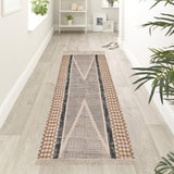 Handwoven Organic Cotton Yoga Mat: Extra Long, Anti-Slip Washable Yoga Rug Fair Trade - Yoga, Exercise Travel Friendly