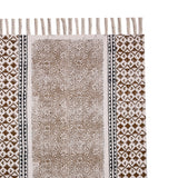 Extra Wide & Long Organic Natural Cotton Mat-Yoga, Pilates, Fitness, and Meditation , Yoga rug Eco-Friendly Non-Slip