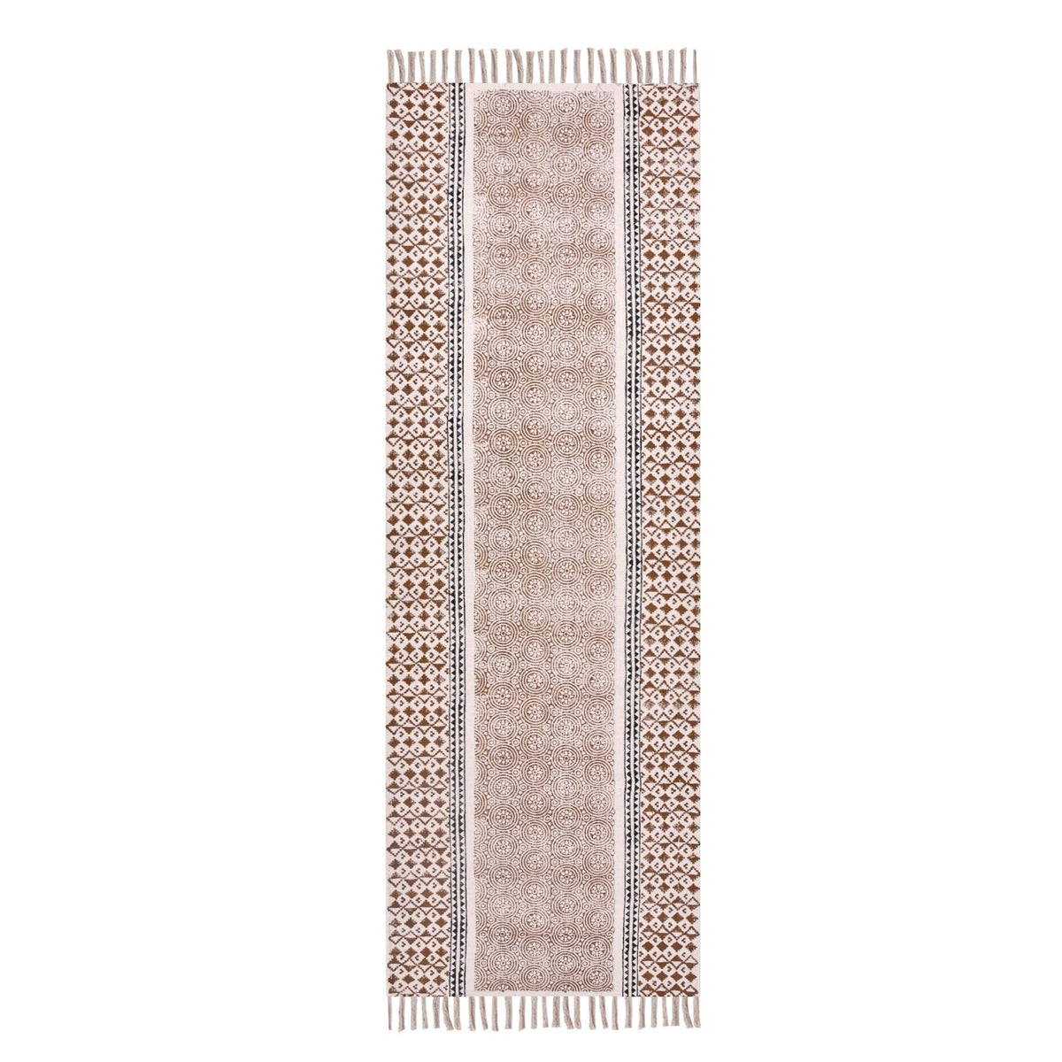 Extra Wide & Long Organic Natural Cotton Mat-Yoga, Pilates, Fitness, and Meditation , Yoga rug Eco-Friendly Non-Slip